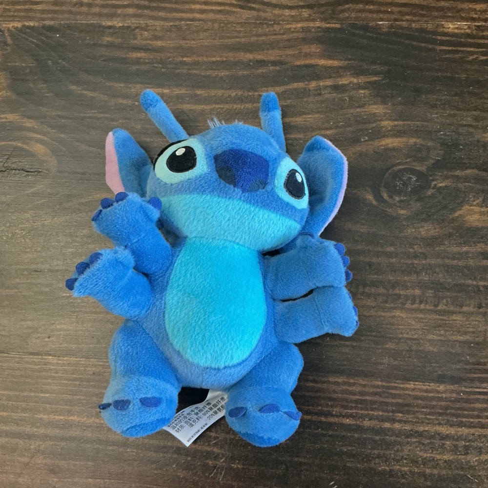 Disney Lilo &‎ Stitch Experiment 626 4-Armed Alien Plush Blue 10"